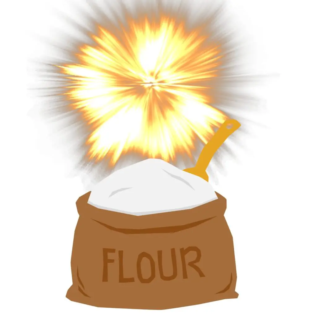 Flour explosion