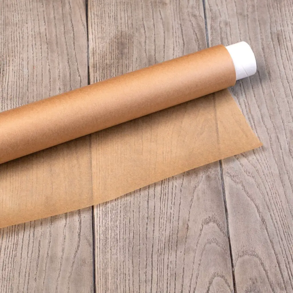 Roll of baking parchment paper